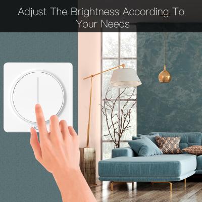 China New ABS WiFi Dimmer Memory Flash Timer Program Touch Light Switch for sale