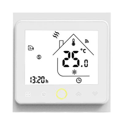 China Mobile Wi-Fi Control / App Smart Temperature Controller WiFi Voice Control LCD Mobile Thermostat for Electric/Water/Gas Boiler Works with Alexa Voice Assistants for sale