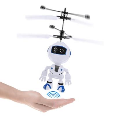 China Battery Operated Toy Great Gift for Kids Induction High Quality 2.0 Hands RC Robot Flying Toy for sale