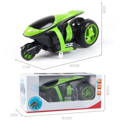 China New RC Hobby Cars Kids Drifting and Rolling Remote Control Motorcycle Stunts with Cool Lights for Kids Toys for sale