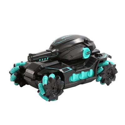 China Hot Selling RC Hobby ABS Water Bomb Tank 2.4G Light Music Toy Tank Toy Drift RC Car Remote Control Car for sale