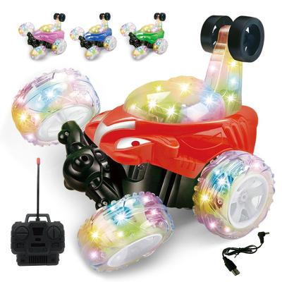 China New RC hobby children's remote control racing children's toys, 360 degree Rotatemusic lights, electric rc car toys for sale