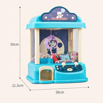 China With Light and Music Kids House Coin Operated Mini Electronic Claw Catcher Mini Vending Catch Doll Game Machine for Kids Toys for sale