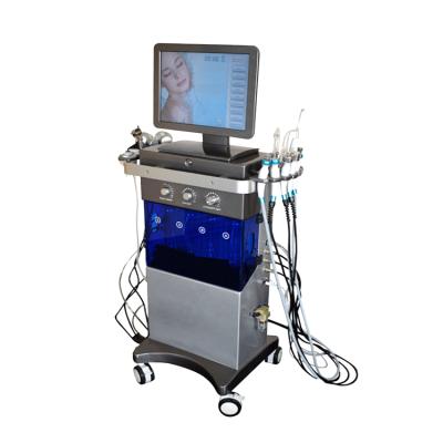 China Skin Tightening Multifunction Portable Facial Water Dermabrasion Jet Skin Hydragen Oxygen Jet Machine for sale