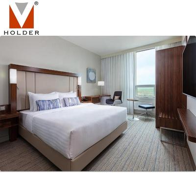 China HT-295 Modern Rack Factory Wholesale Modern Luxury Bedroom Furniture Set 5 Star Hotel Sets Furniture for sale