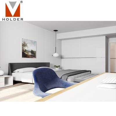 China Modern HDB-192 Modern Bedroom Furniture Manufacturer Wholesale Custom Hotel And Apartment Furniture 5 Star Hotel Bedroom Furniture for sale