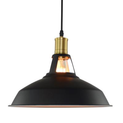 China Industrial Good Quality Copper Paint Black White Lamp Holder Decorative Pendant Light Indoor Decoration for sale