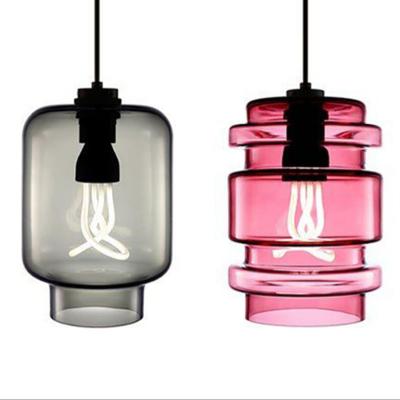 China Fashion Modern Creative Irregular Art Pendant Lamp Glass Light for sale