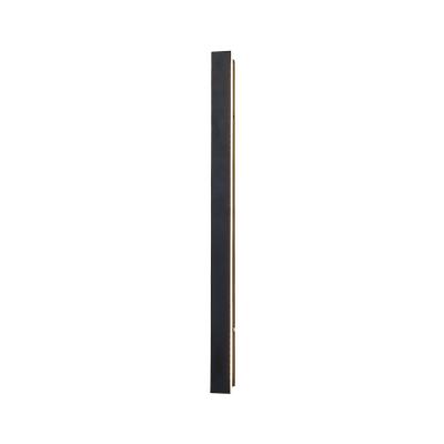 China Modern Waterproof Single Linear IP65 Long Strip Led Modern Wall Light Outdoor Wall Mounted Led Garden Sconce Wall Light Black Lights for sale