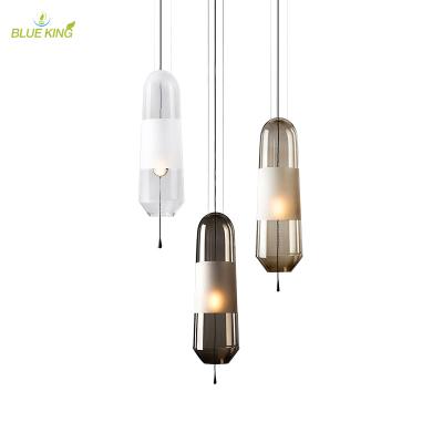 China Modern Modern Living Room Bedroom Decoration Lighting Nordic Luxury Glass Pendant Light for sale