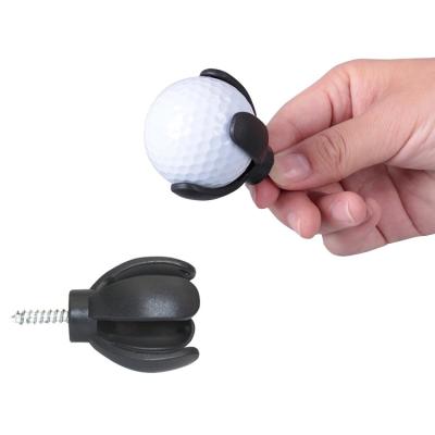 China Factory Direct Selling Black Golf Ball Pointer Mini Ball Picker With Grabber Plastic Petal for sale