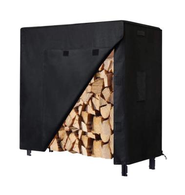 China High Quality Durable Waterproof 600d Firewood Log Rack With Cover Log Rack Cover for sale