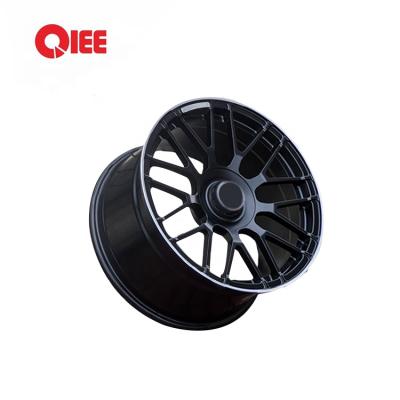 China Q72 ALLOY Edge Black Matte Car Aluminum Alloy Wheels 5x112 19 For Benz Car for sale