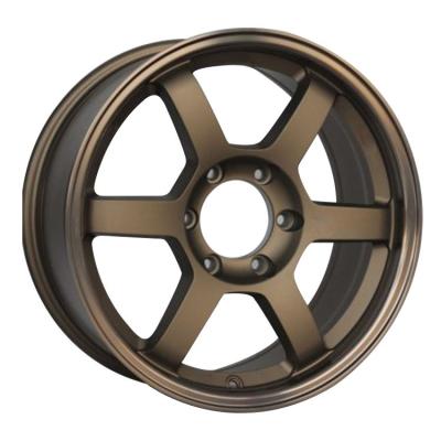 China Modern Desgin Customized Rueda 5 Star Rim 17 Inch 4x4 Size Pcd 110 Alloy Wheels With 6 Hole for sale