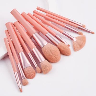 China Angular Blush 12PCs/Set Makeup Brushes Women Beauty Cosmetic Tools Makeup Brush Up Kit For Eye Face Blush Powder Blush Kit Foundation Blending for sale