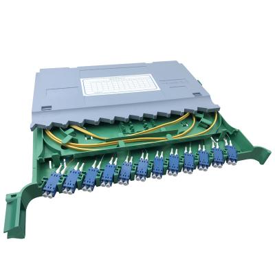 China Telecom Network Splice Distribution Module ODF Fiber Patch Panel Slide Patch Panel Tray Integrated Splice Tray for sale