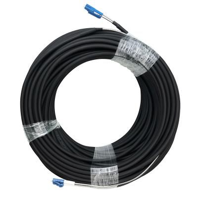 China Outdoor Armored FTTA FTTA Base Station SM 50/125 LC-LC 2 Core 7.0mm Fiber Optic Patch Cord for sale