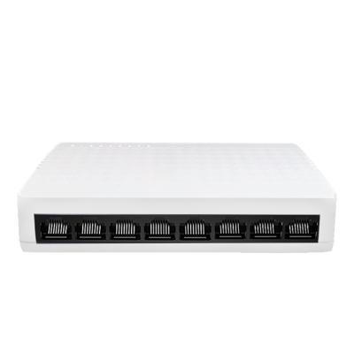 China 5 Port Gigabit Switch 8 Port Gigabit Switch Fiber Optic 100M / 100M Media Converter 8GE-S Media Converter 8GE-S for sale