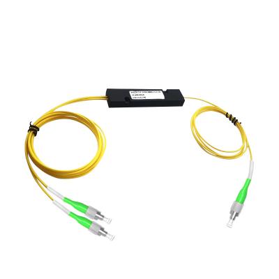 China FTTX FTTH 1310/1550nm 3 Ports Polarization Insensitive Fiber FC/APC Low Circulatory Insertion Loss for sale