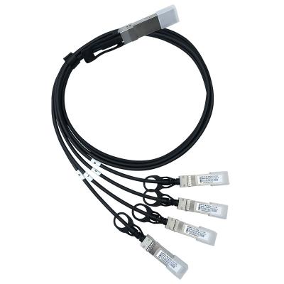 China 40G Passive Direct Attach ASFP+ 4X10G Copper Cable 1M/3M/5M ASFP-4X10G-CU-1M for sale