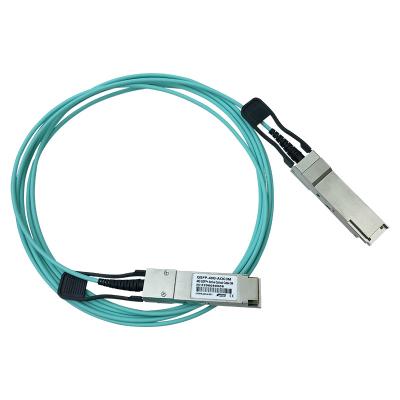 China QSFP-40G-AOC-3M Active Fiber Optic SFP Aoc Transceiver Cable QSFP-40G-AOC-3M Breakout Cables 1m 3m 5m 100m Ddm Om3 for sale