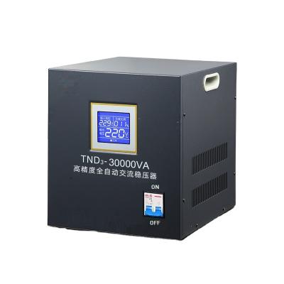 China JIW TND-30000VA 220v 30kva AC Automatic Voltage Stabilizer Regulator for Electrical Appliances for sale