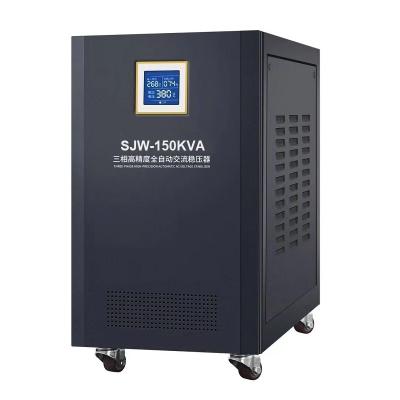 China Electrical Equipment 150kva Three Phase Full Automatic Voltage Regulator 380v Stabilizer For Industrial Equipment Protection for sale