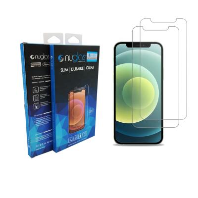 China Wholesale 2.5D 2 HD Clear Package HD Clear Tempered Glass Screen Protector For iPhone 12 for sale