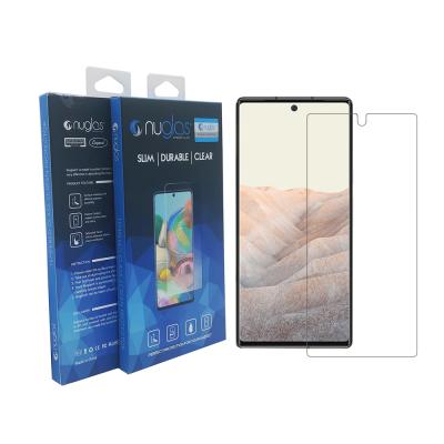 China 2.5D Anti-fingerprint clear mobile tempered glass film for pixel 6 screen protector for sale