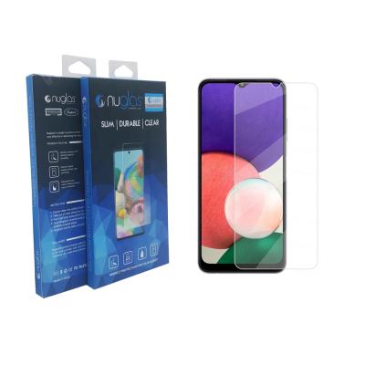 China High Quality Oleophobic Coating Clear 2.5d Tempered Glass Film Screen Protector For Samsung A22 5G for sale