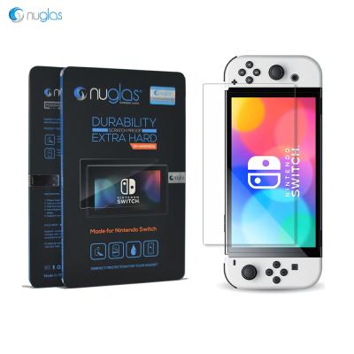 China Wholesale Game Player Oleophobic Coating Tempered Glass For Switch OLED Screen Protector for sale