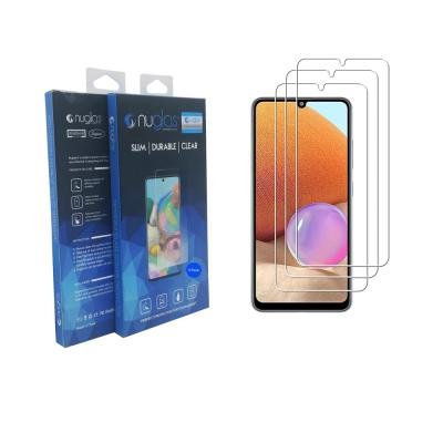 China Mobile Phone 3 Pack 2.5D Anti Fingerprint Tempered Glass For Samsung A22 4G Screen Protector for sale