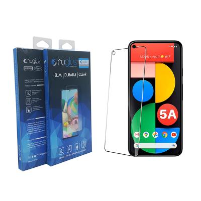 China Premium Mobile Cell Phone Hardness 9H 2.5D Clear Tempered Glass Film For Google Pixel 5a Screen Protector for sale