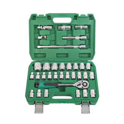 China Multifunctional DIY/Grinding Head Stainless Steel Tool Box 32 Pieces Auto Repair Repair Special Tool Kit for sale