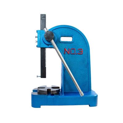 China Repair and Assembly Manual Shaft Press Machine 3t Manual Punch Press Machine for Home and Warehouse Use for sale