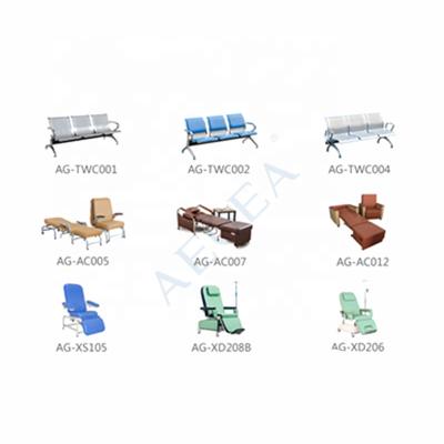 China Traditional High Density Foam Hospital Slipcover Medical Adjustable Hospital Module Chair for sale