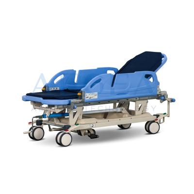 China Inpatient Icu Emergency Ambulance Stretcher Bed Trolley China Class I Used Ward Nursing Delivery Transport Mobile CN; JIA AG-HS020 Rescue Ambulance Stretcher for sale