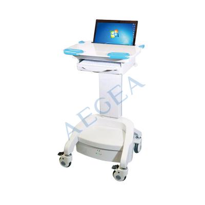 China Adjustable Traditional AG-WT005 With Backup Battery Medical Mobile Laptop Cart for sale