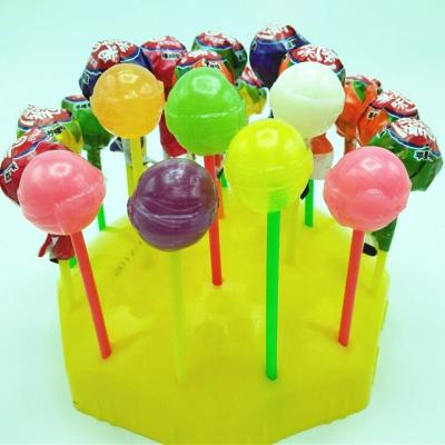 China chinese cheap price customized Colorful fruity flavor sweet lollipop hard candy ball maker Te koop