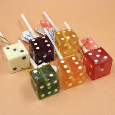 China chinese OEM hand made fruit flavor cube dice lollipop hard candy companies for sale