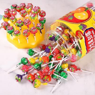 China Classic Colorful ball shape lollipop fruity flavor cola flavor mint flavor Lollipop candy Te koop