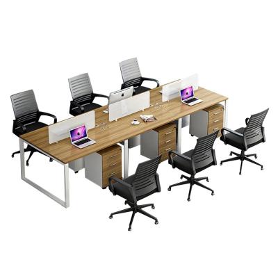 China Factory Price Adjustable Office Furniture Design Office Modern Simple Desk Customized Wooden Desk (Size) for sale