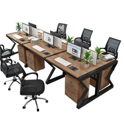 China (Size) 2021 Adjustable High Quality Table Building Wooden Style Cable Top Executive Office Workstation Shape Manager for sale