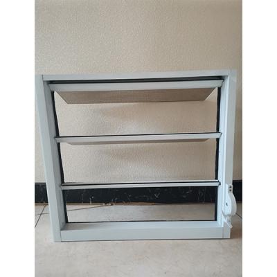 China Single Glass UPVC Louver Window Aluminium Jalousie Windows met handvat op maat Te koop