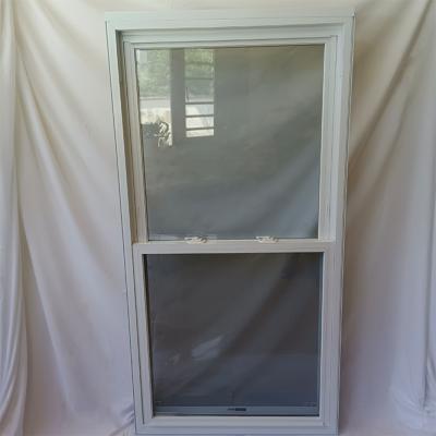 China Traditional Villa Vinyl Windows Double / Single Hung UPVC Window for sale