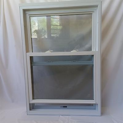 China  Apricot Grill UPVC Double Hung Window 105 Series for sale