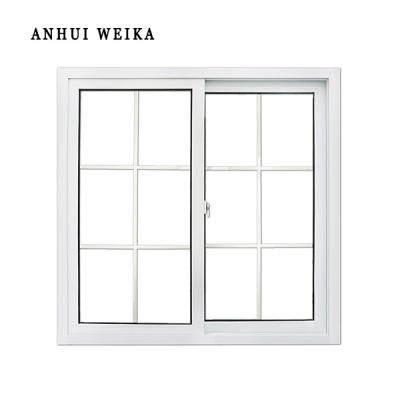 China Horizontal Customized Kitchen UPVC Sliding Window Engineered Vinyl Sliding Windows for sale