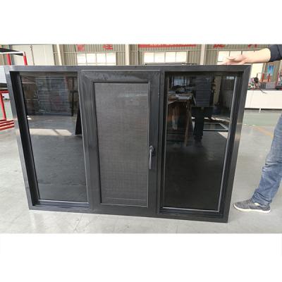 China Fixed Vinyl Impact Windows Triple Glazed Upvc Windows for Casement for sale