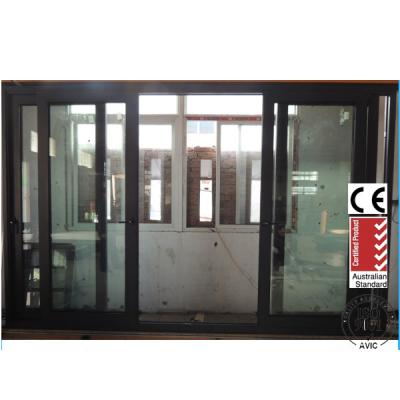 China Grote dunne raam Upvc Windows PVC dubbel geglazuurde ramen Heavy Duty Te koop