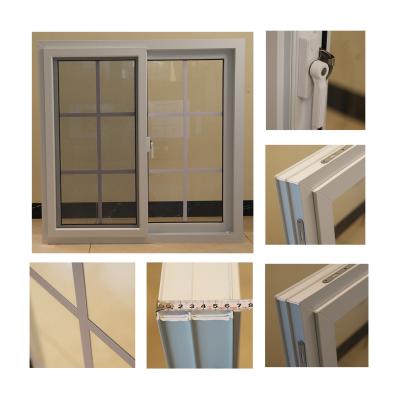 China Double Insulating Glass UPVC Sliders Window Energy Saving And Environmental Protection for sale